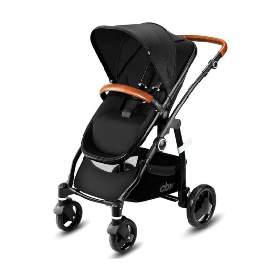 Коляска 2в1 CBX by Cybex Leotie Lux Smoky Anthracite